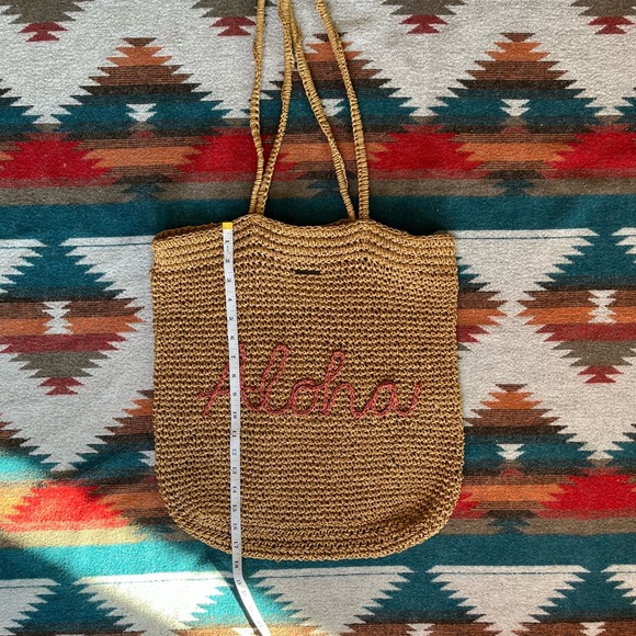 Aloha Raffia Woven Tote / Beach Bag. O’Neill. - Picture 6 of 8